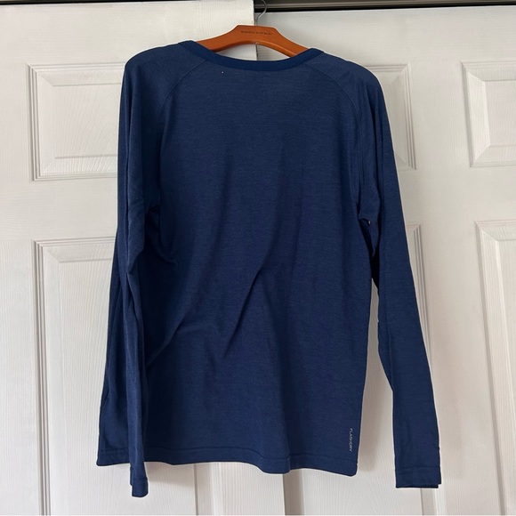 North Face Blue Flashdry Button Longsleeve - Picture 2 of 4